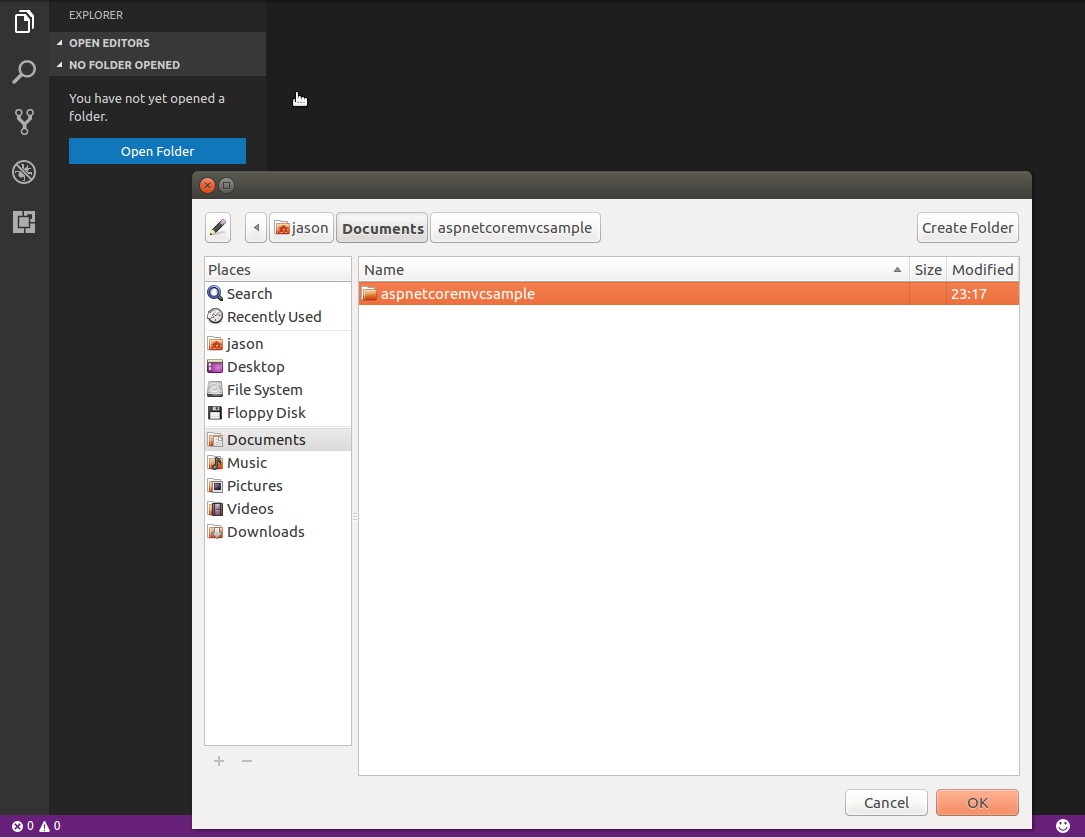 Creating your first ASP.NET Core 2.0 application in Visual Studio Code ...