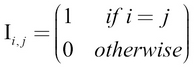 Identity matrix