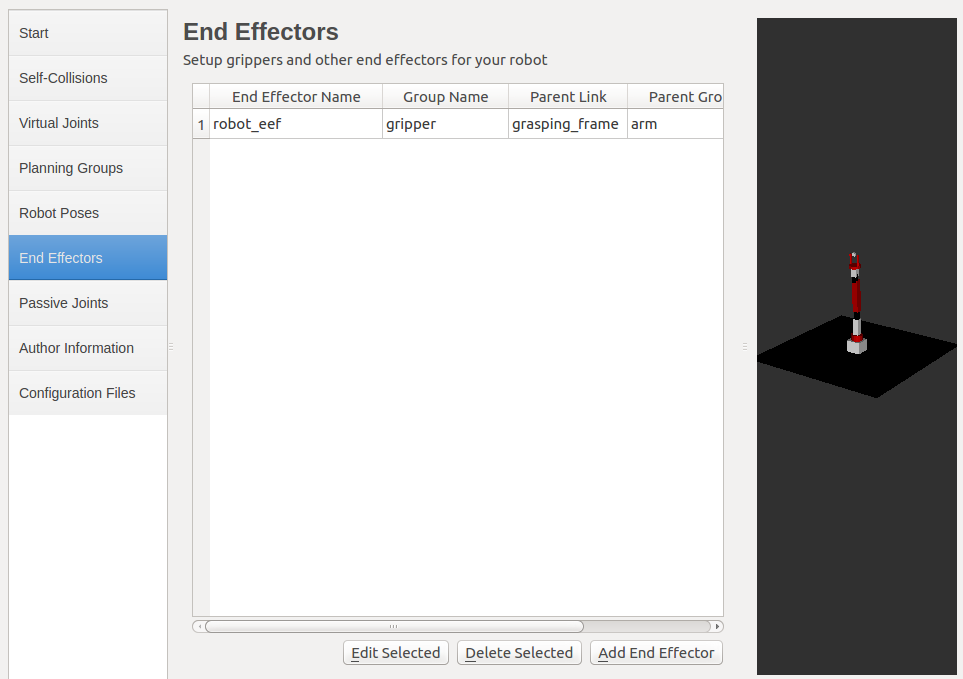 Step 6 – Setting up the robot end effector - Mastering ROS for Robotics ...
