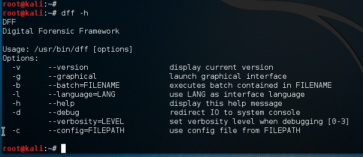 Starting the DFF GUI - Digital Forensics with Kali Linux [Book]