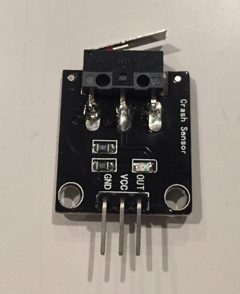 Crash sensor - Mastering Arduino [Book]