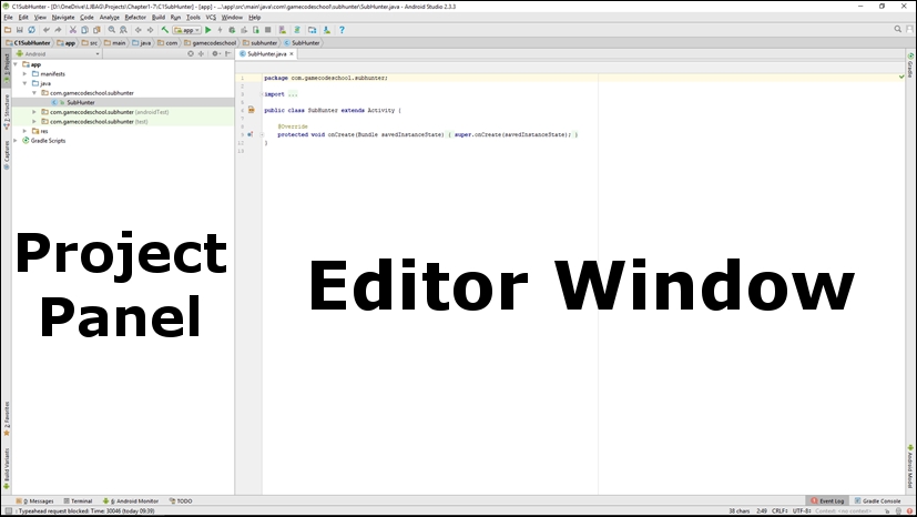Android Studio and our project – A very brief guided tour - Learning ...
