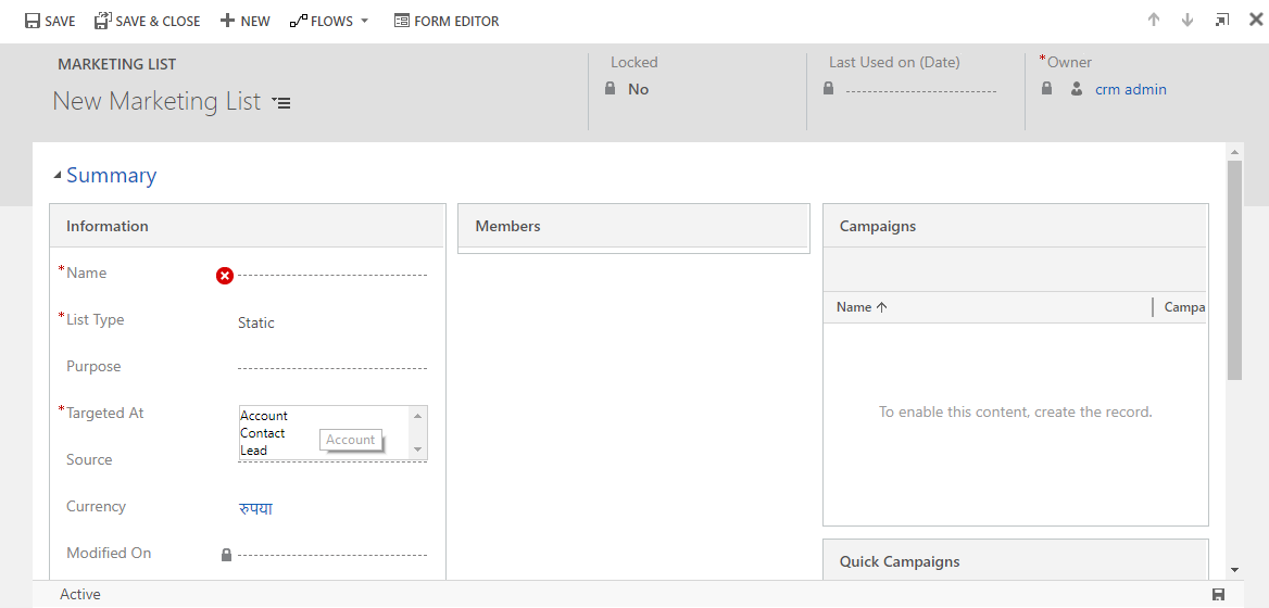 Creating a marketing list - Mastering Microsoft Dynamics 365 Customer ...