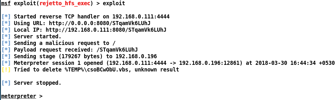 Gaining access to the target - Mastering Metasploit - Third Edition [Book]