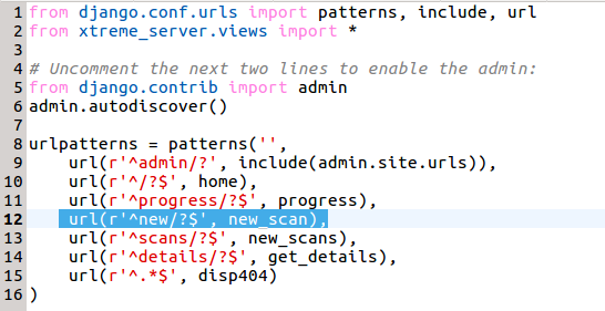Urls.py and Views.py code snippet - Hands-On Penetration Testing with ...