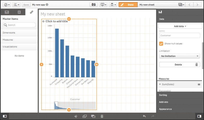 The application library - Qlik Sense: Advanced Data Visualization for ...