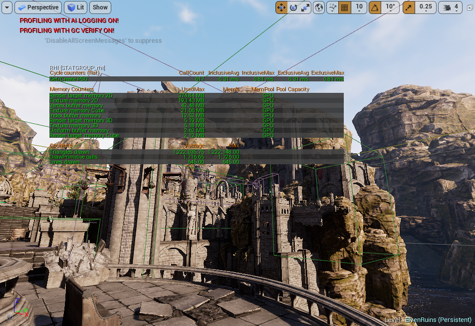 Stat RHI - Unreal Engine 4 Virtual Reality Projects [Book]