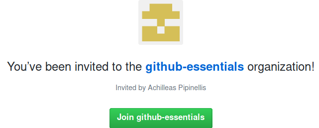 Accepting an invitation - GitHub Essentials - Second Edition [Book]