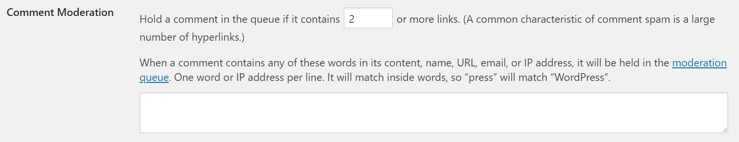 When to moderate or blacklist a comment - WordPress 5 Complete ...