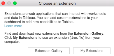 Extensions API exercise - Mastering Tableau 2019.1 - Second Edition [Book]