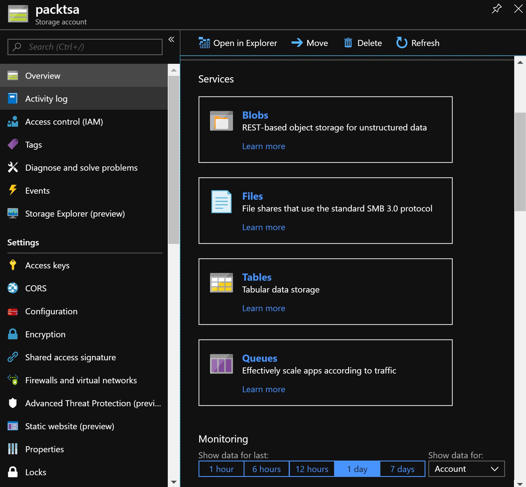 Creating Blob storage - Learn Microsoft Azure [Book]