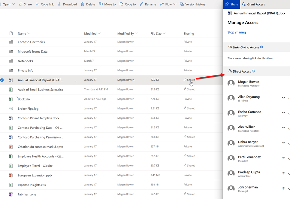 Editing or removing access - Office 365 User Guide [Book]