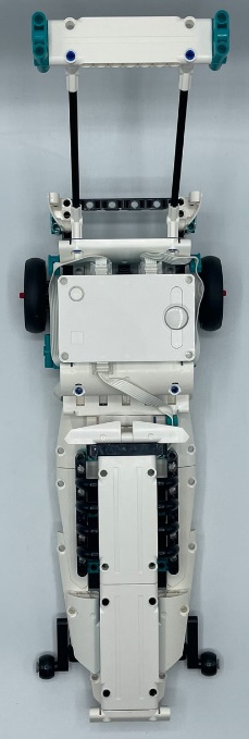 Figure 7.1 – Top view of the dragster you will build in this chapter
