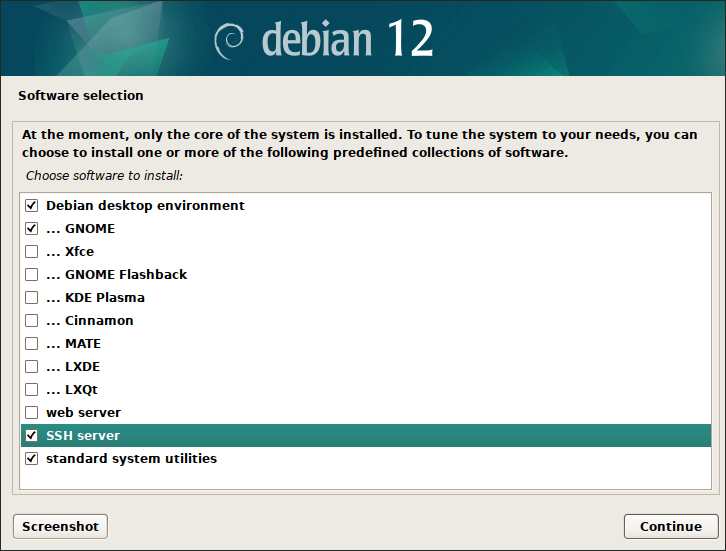 Setting Debian Installation Scope