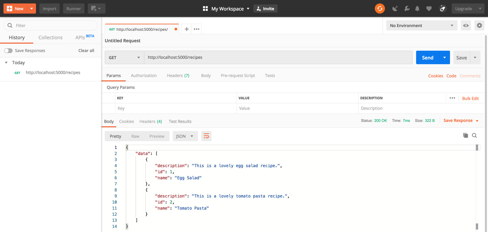 Figure 1.14: Getting all the recipes
