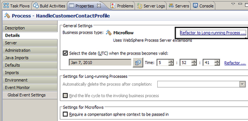 How to change the type of your business process?