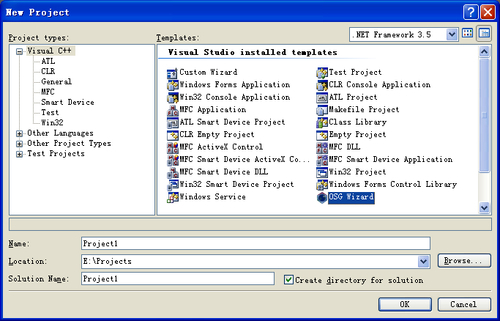 Time for action—creating your solution with one click - OpenSceneGraph ...