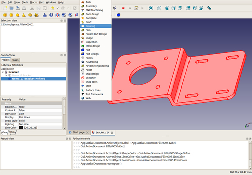 Creating a drawing of a part (Should know) - FreeCAD [Book]