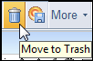 Deleting messages and restoring from Trash