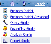 Accessing Cognos Report Studio