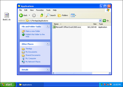 Using thinreg.exe to register your applications