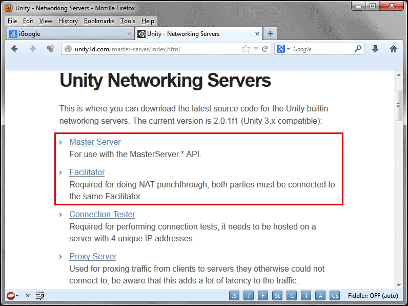 Setting up the Master Server - Unity Multiplayer Games [Book]