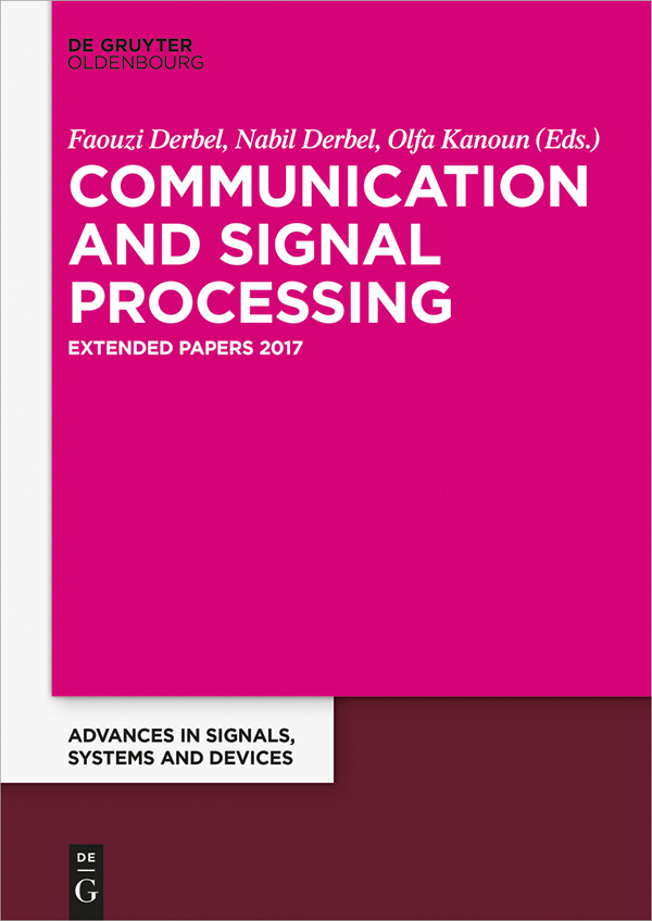 Cover - Communication, Signal Processing & Information Technology [Book]