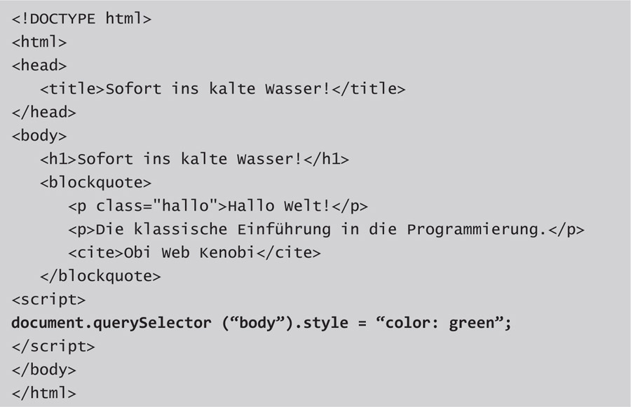 Präsentation.