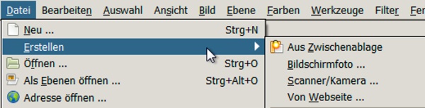 Bilder erstellen