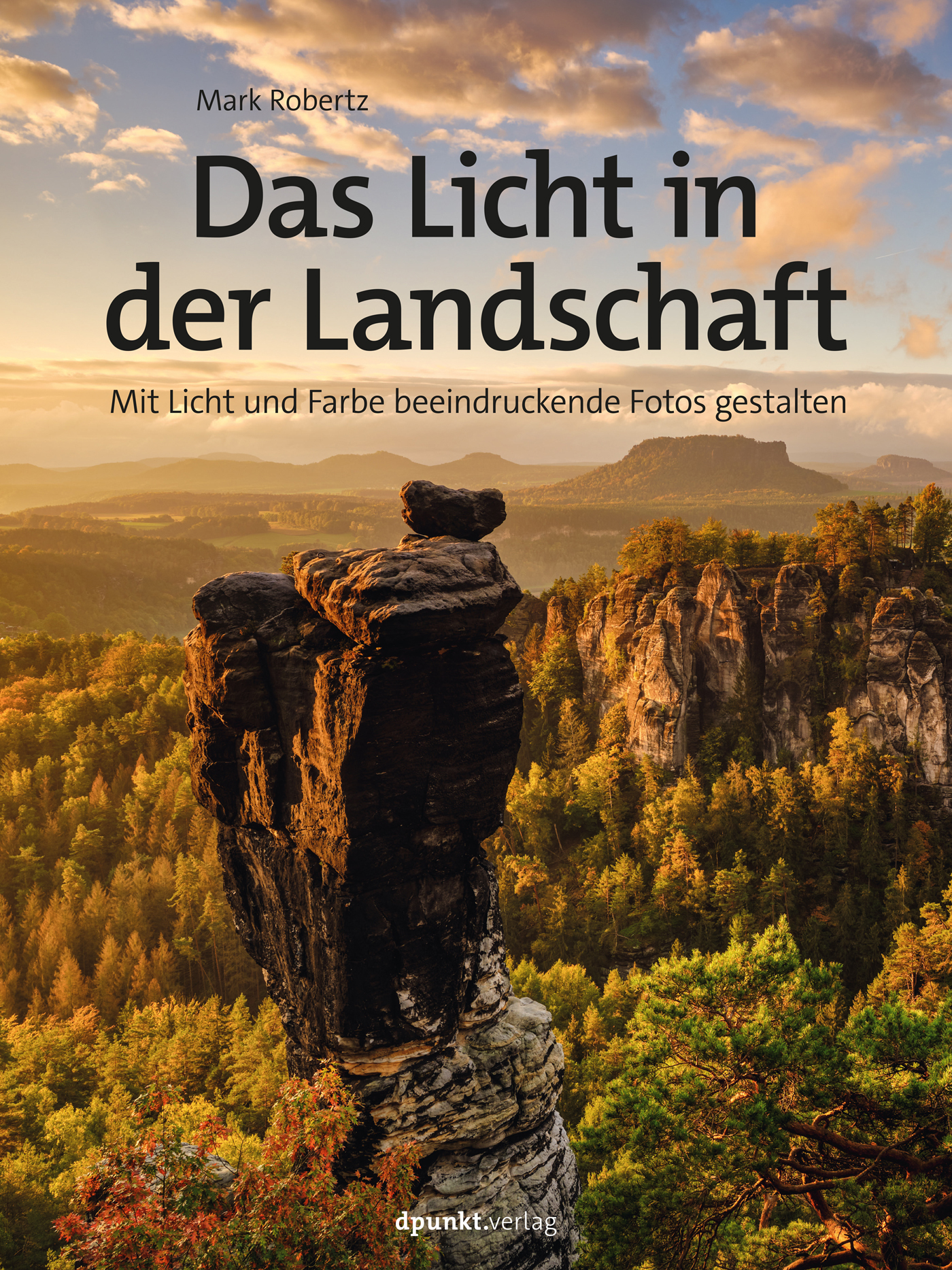 Buchcover von "Das Licht in der Landschaft" von Mark Röbertz