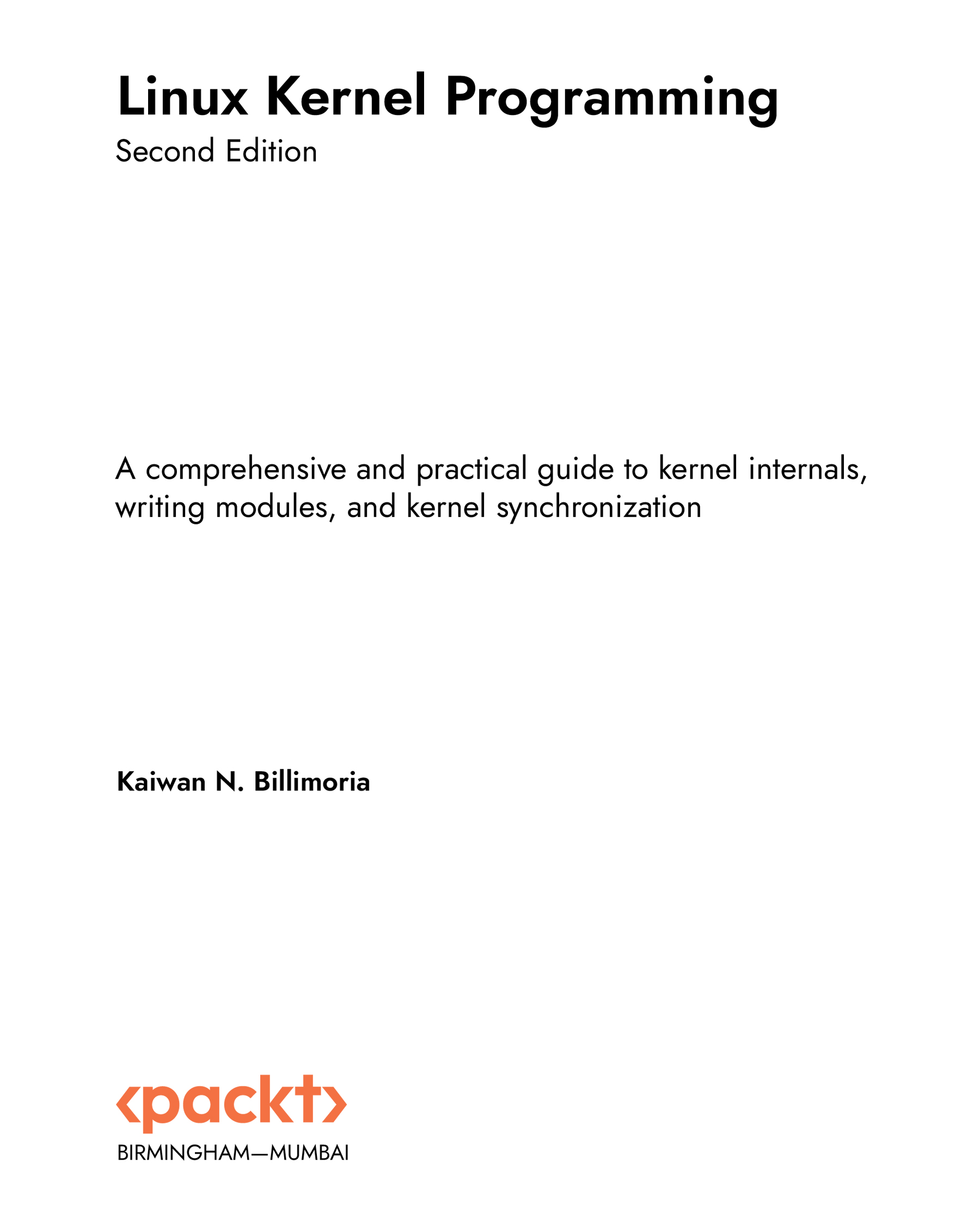 Linux Kernel Programming, 2nd Edition