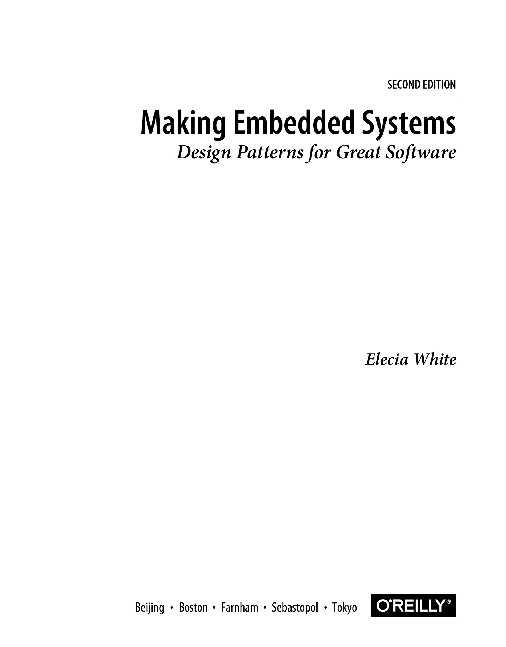 Making Embedded Systems, 2nd Edition