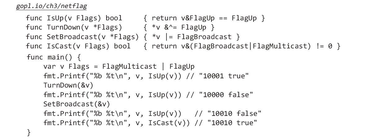 3.6.1 常量生成器iota - Go程序设计语言 [Book]