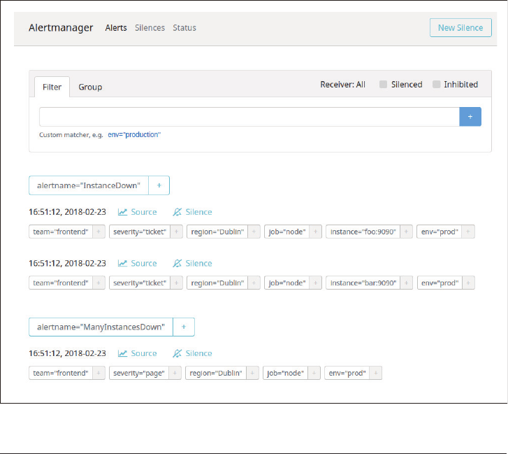 Alertmanager Web界面 - Prometheus学习手册 [Book]