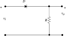 FIGURE 4.7(a) Series clipper