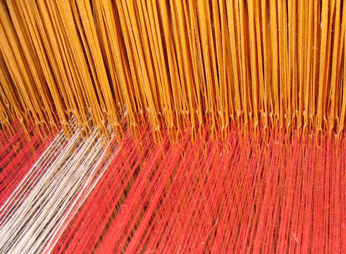 A loom in the Musée du Textile in Cholet, France.