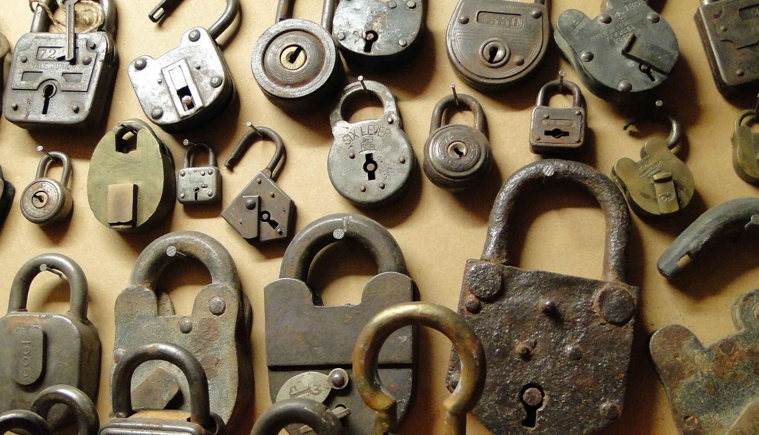 Antique padlocks