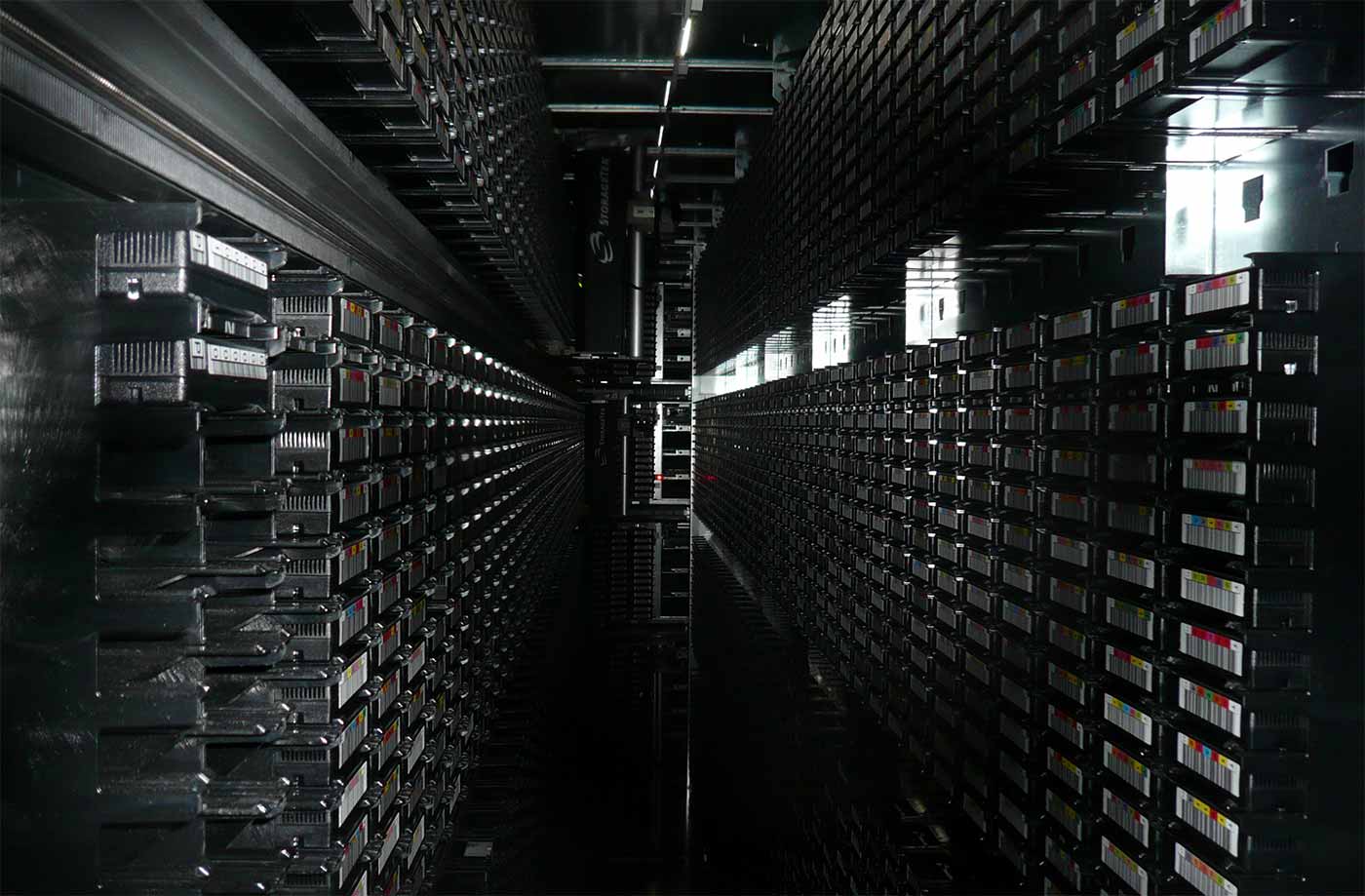 CERN tape library.