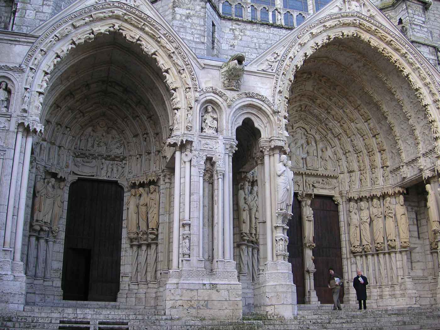 Chartres cathedral porch