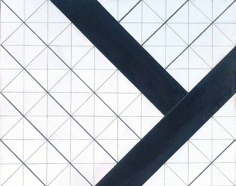 Detail from Counter-Composition VI by Theo van Doesburg