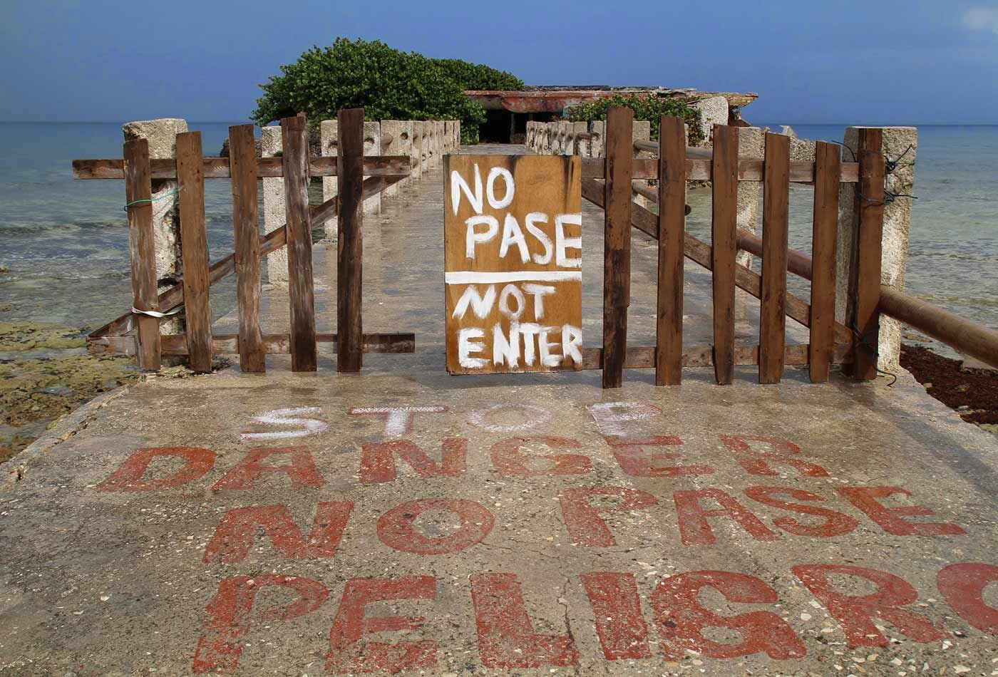 Do not enter.