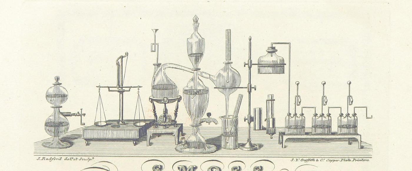 Illustration of chemistry equipment