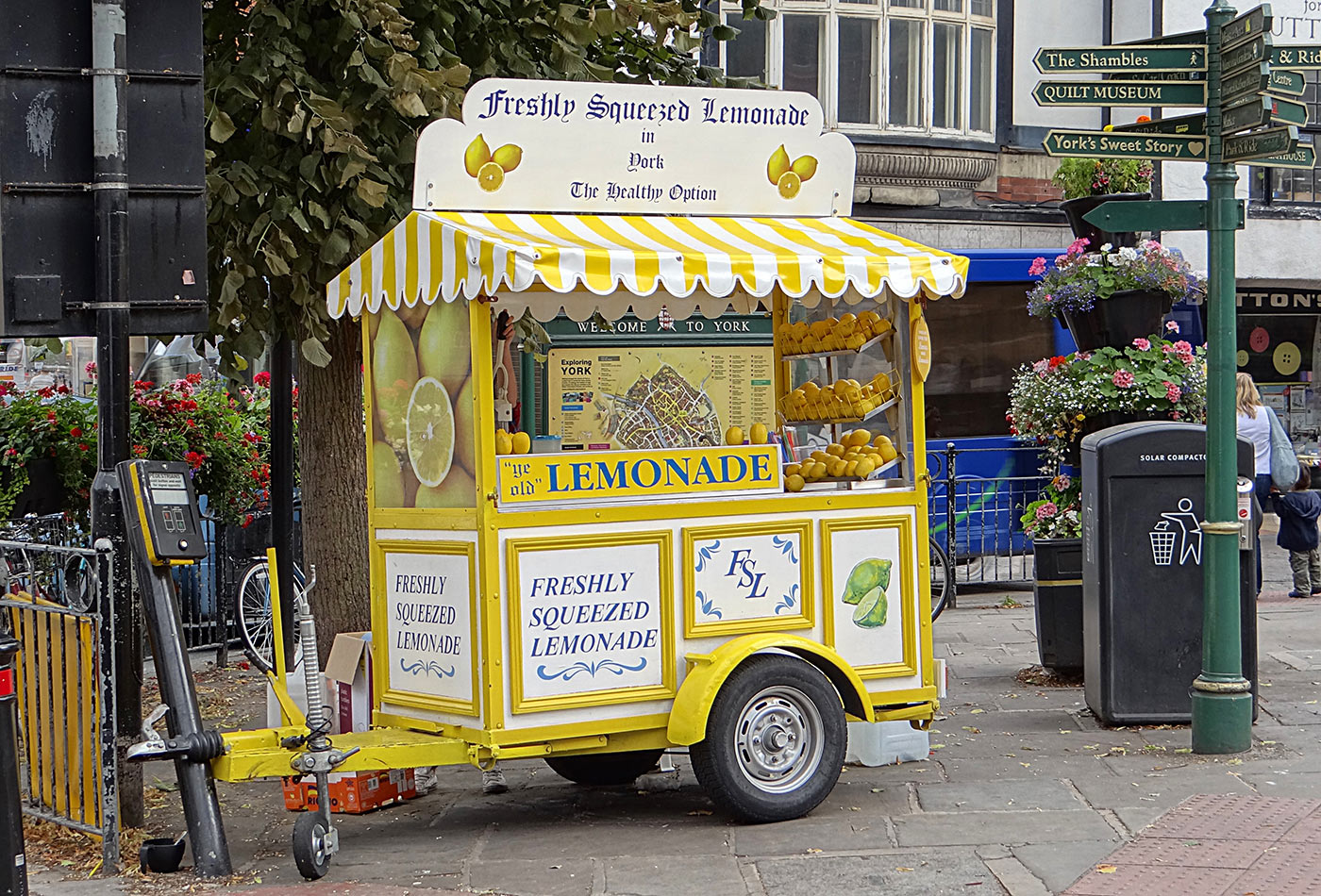 Lemonade stand.