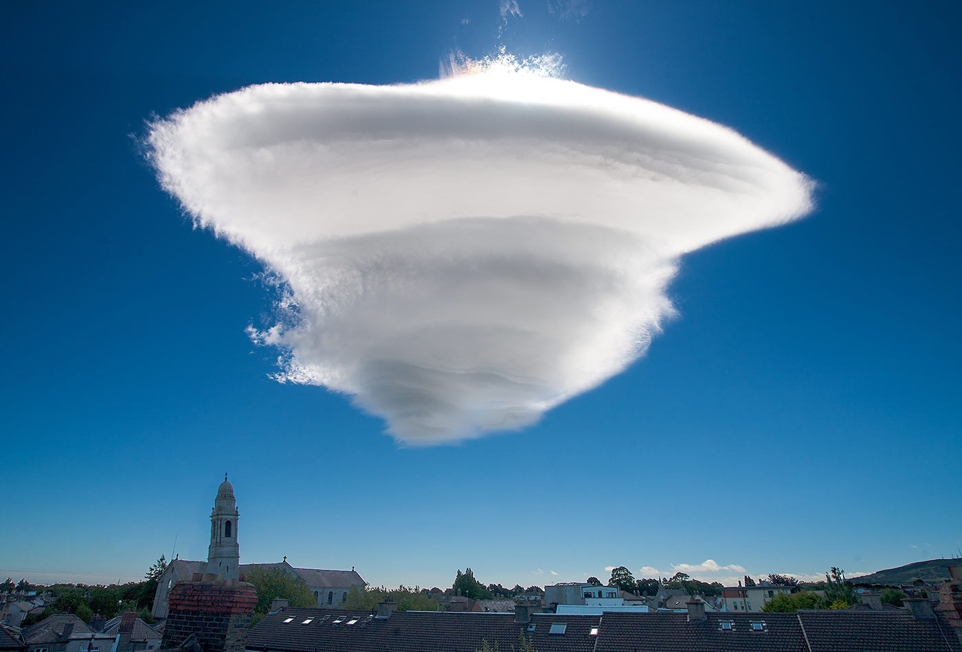 Lenticular Cloud over Harold's Cross Dublin, Ireland.