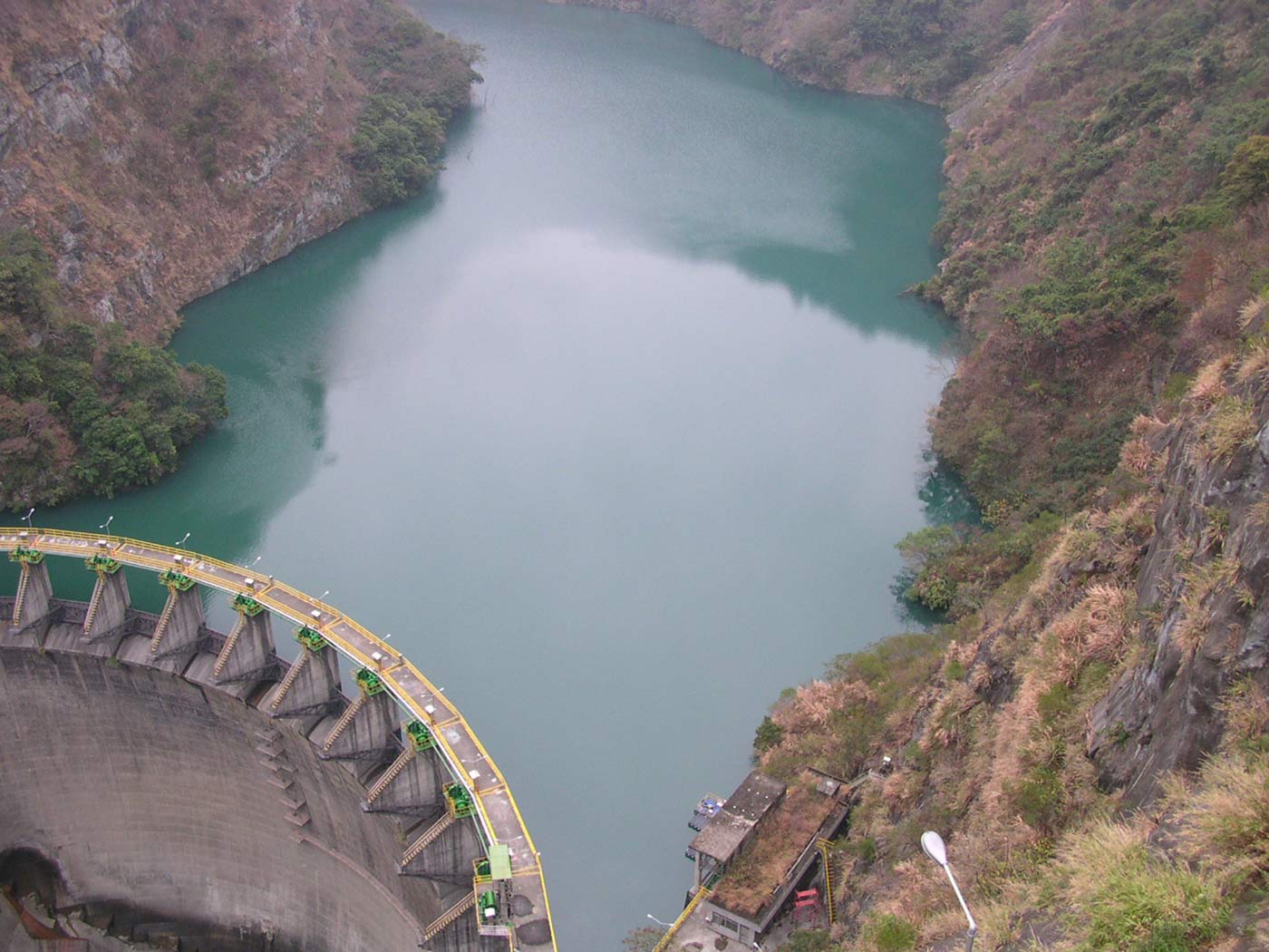 The "Jung Hua" dam and reservoir.