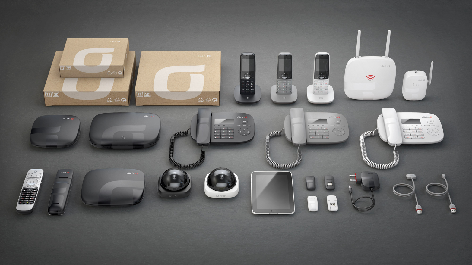 Korea Telecom range of products unified by a common design language (image: Seymourpowell).