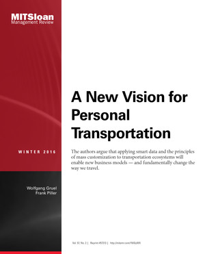 A New Vision for Personal Transportation