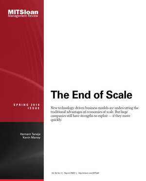 The End of Scale
