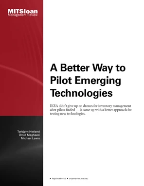 A Better Way to Pilot Emerging Technologies [Article]