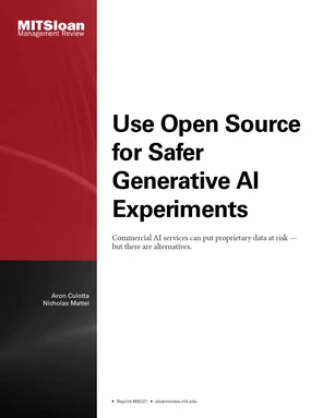Use Open Source for Safer Generative AI Experiments [Article]